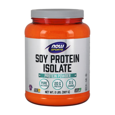 나우푸드_Sports, Soy Protein Isolate, Unflavored 2 lb