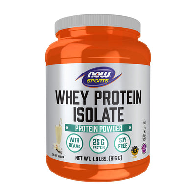 나우푸드_Sports Whey Protein Isolate Protein Powder Creamy Vanilla, 1.8 lb