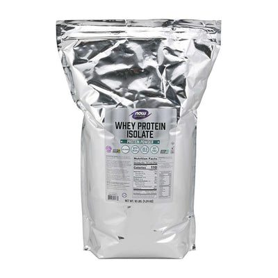 나우푸드_Sports, Whey Protein Isolate, Protein Powder, Unflavored 10 lb