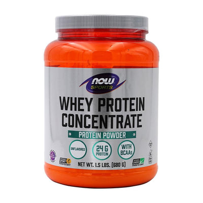 나우푸드_Sports, Whey Protein Concentrate, Powder, Unflavored 1.5 lb