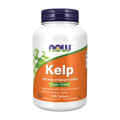 나우푸드_Kelp 150 mcg of Natural Iodine, 200 Tablets