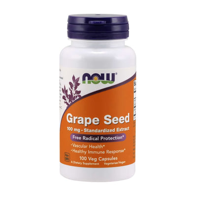 나우푸드_Grape Seed 100 mg 100 Veg Capsules