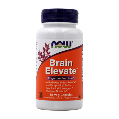 나우푸드_Brain Elevate, Cognitive Function 60 Veg Capsules