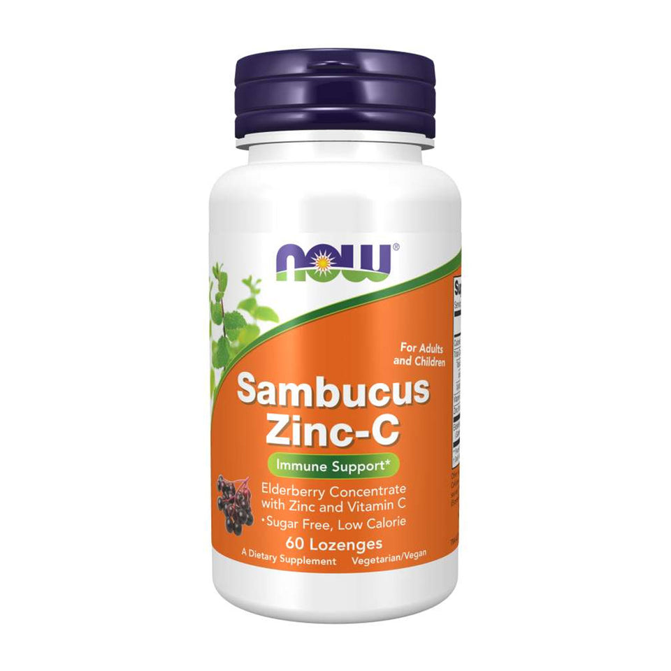 나우푸드_Sambucus Zinc-C 60 Lozenges