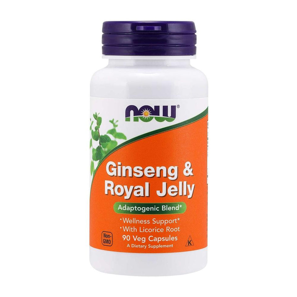 나우푸드_Ginseng & Royal Jelly 90 Veg Capsules