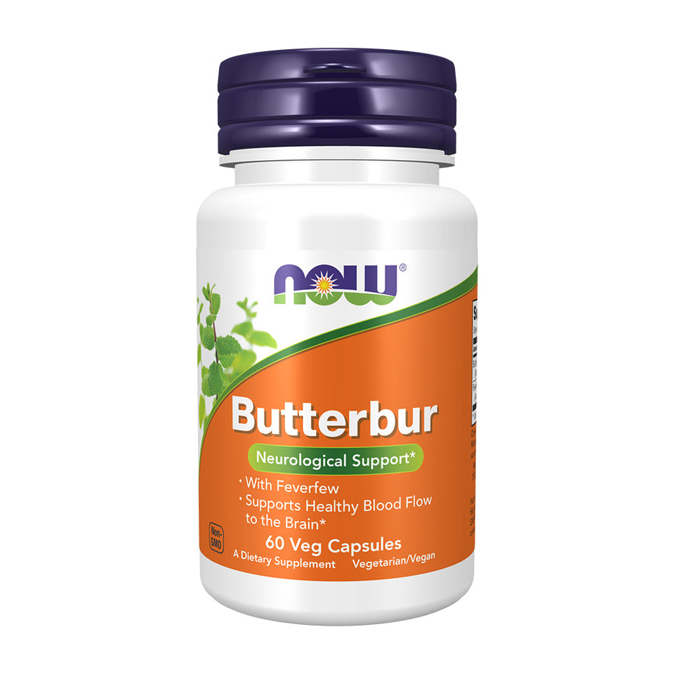 나우푸드_Butterbur, 60 Veg Capsules