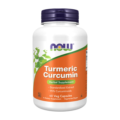 나우푸드_Turmeric Curcumin, 60 Veg Capsules