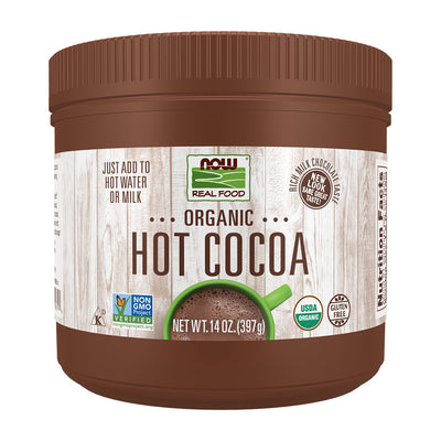 나우푸드_Real Food Organic Hot Cocoa, 14 oz