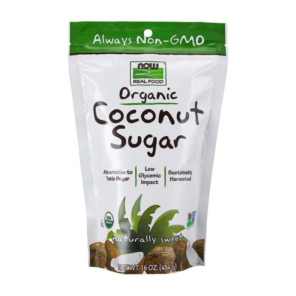 나우푸드_Real Food Organic Coconut Sugar, 16 oz