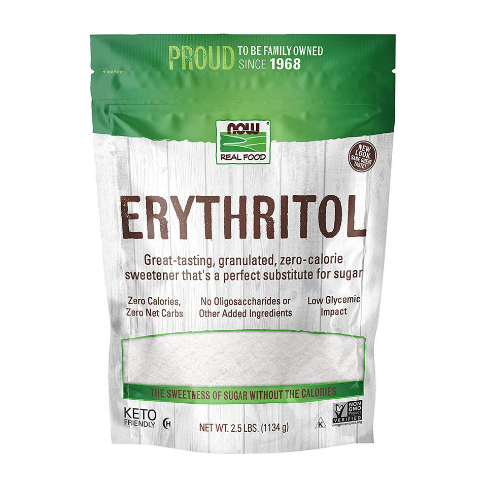 나우푸드_Real Food, Erythritol 2.5 lb