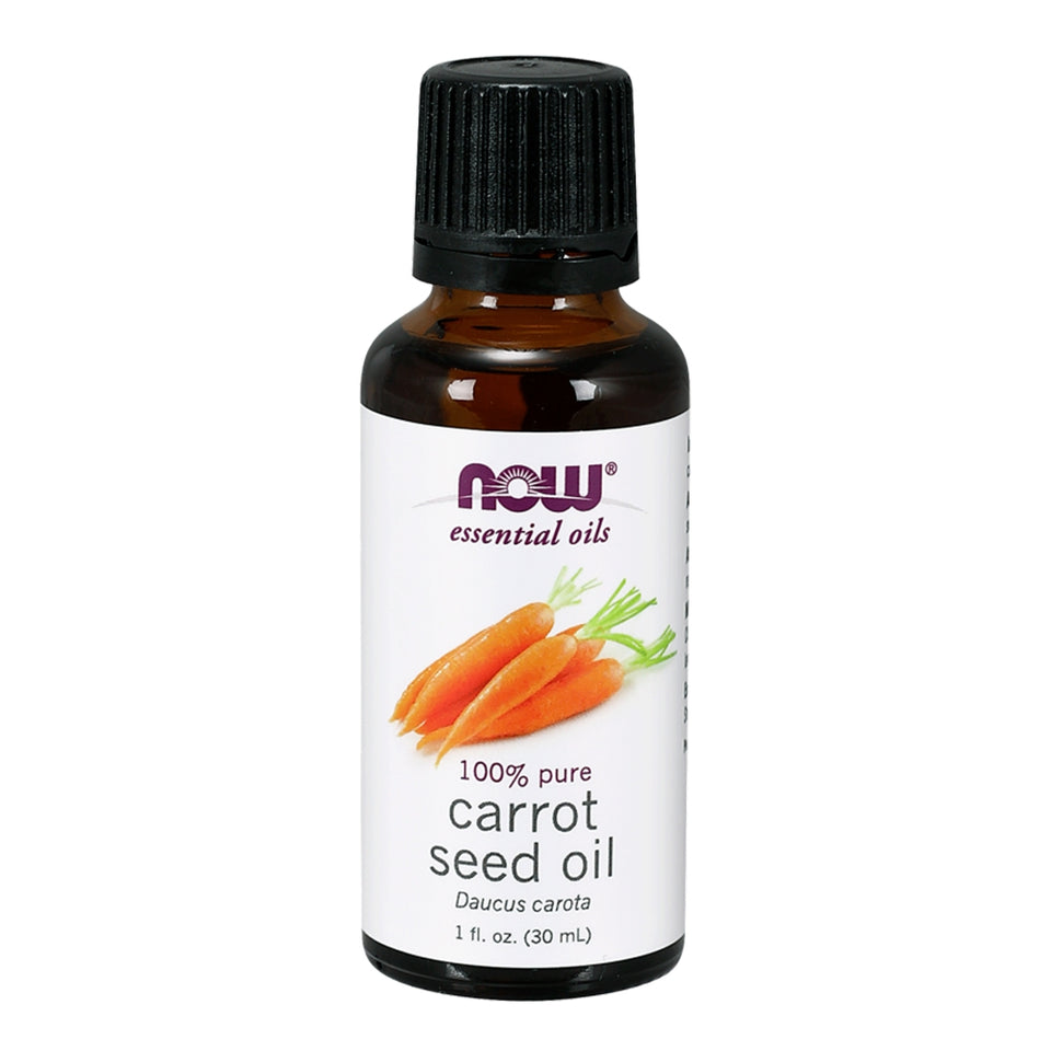나우푸드_Essential Oils, 100% Pure Carrot Seed Oil 1 fl oz