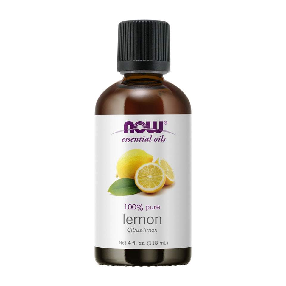 나우푸드_Essential Oils, 100% Pure Lemon 4 fl oz