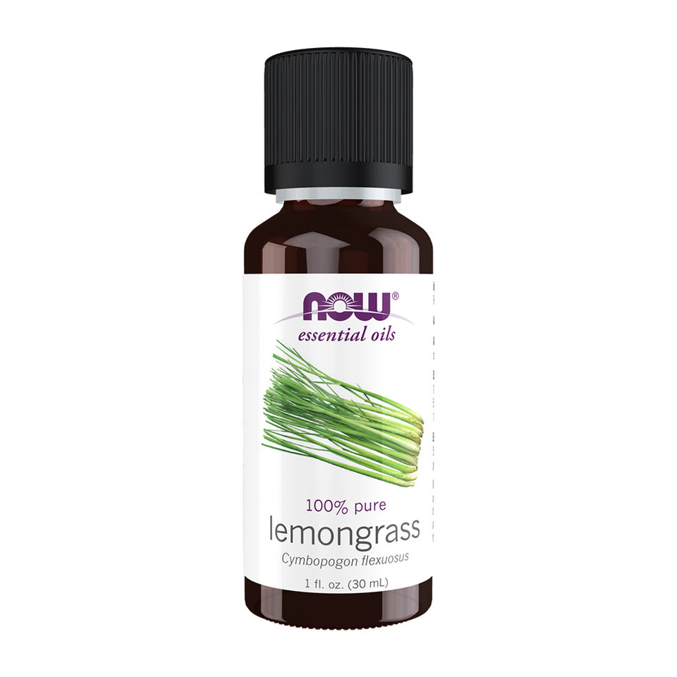 나우푸드_Essential Oils 100% Pure Lemongrass, 1 fl oz