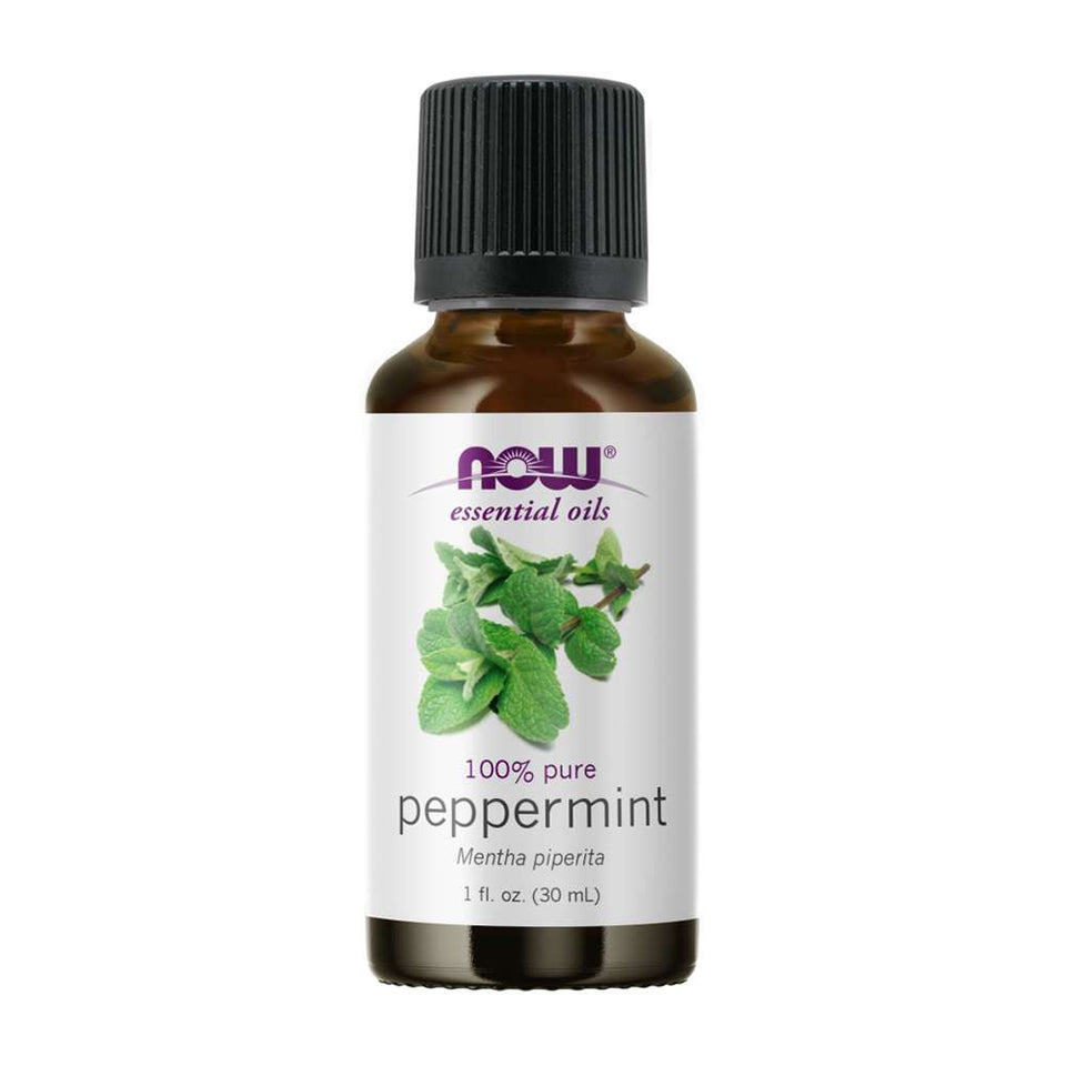 나우푸드_Essential Oils, 100% Pure Peppermint 1 fl oz