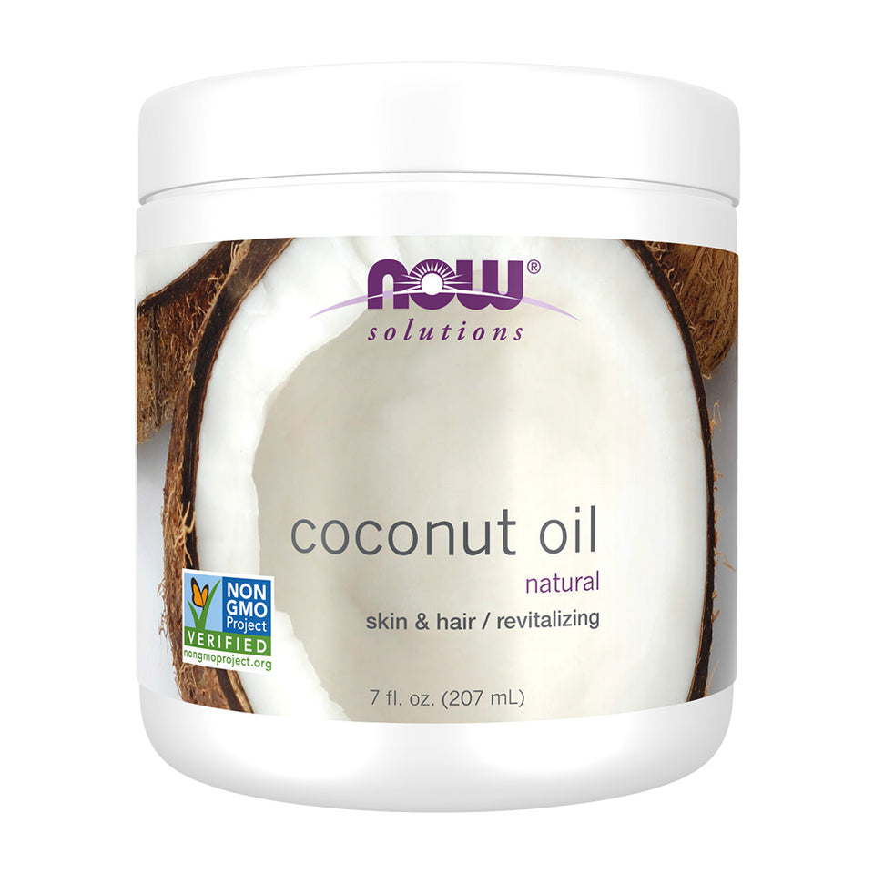 나우푸드_Solutions Coconut Oil, 7 fl oz