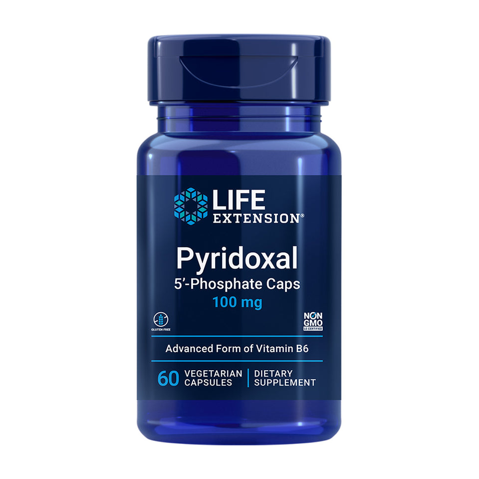 ライフエクステンション_ピリドキサール-5-リン酸塩キャップ100mg、ベジカプセル60錠