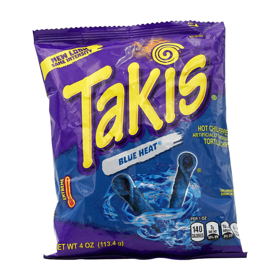 タキス ホットチリペッパー トルティーヤチップス ブルーヒート 4oz
