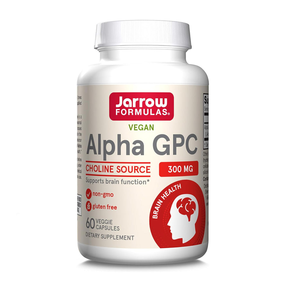 자로우포뮬러스_Vegan Alpha GPC 300 mg, 60 Veggie Capsules