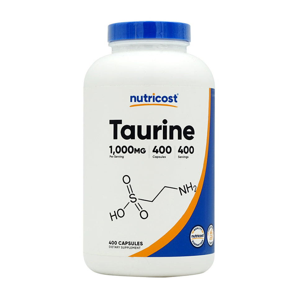 Nutricost タウリン 1000mg、400カプセル