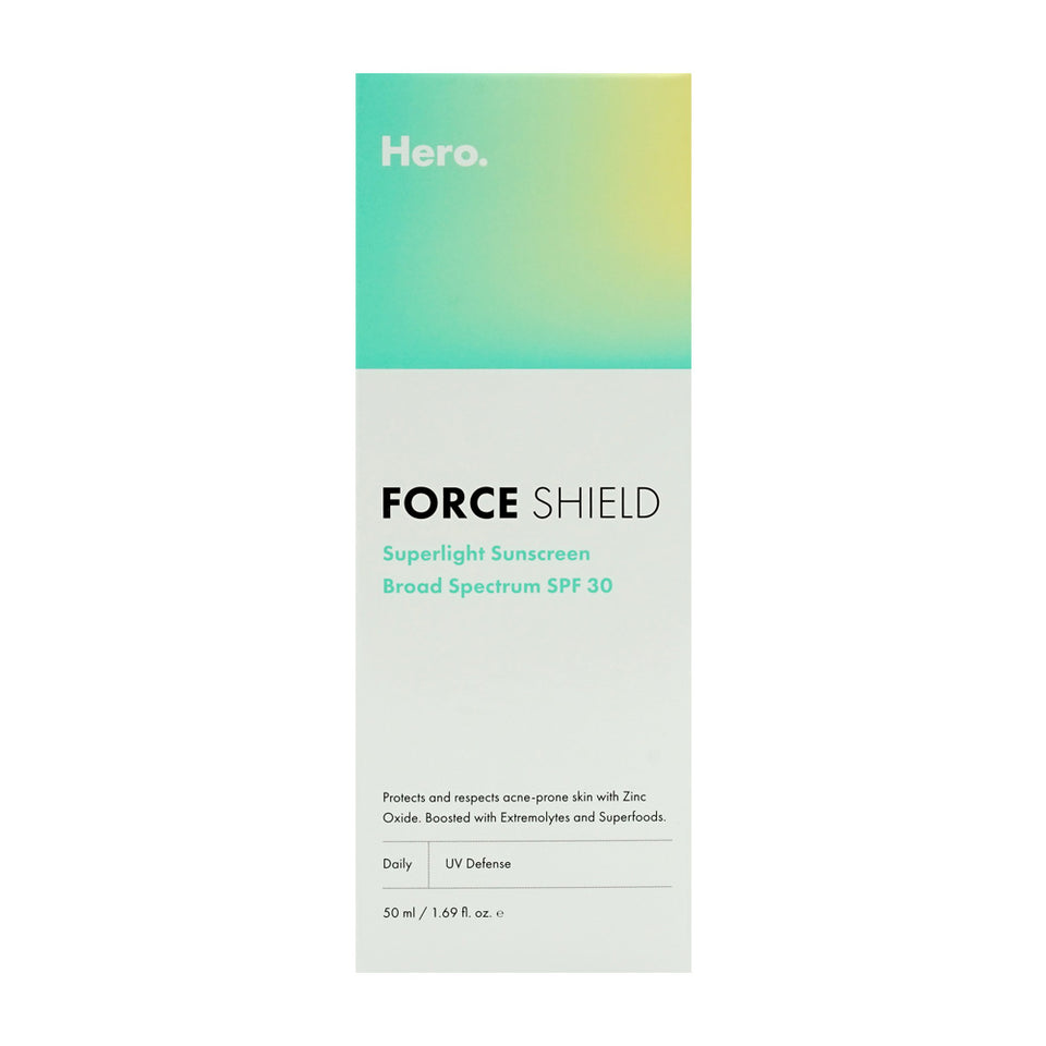 ヒーローコスメティックス_フォースシールドスーパーライトサンスクリーン SPF 30、50ml