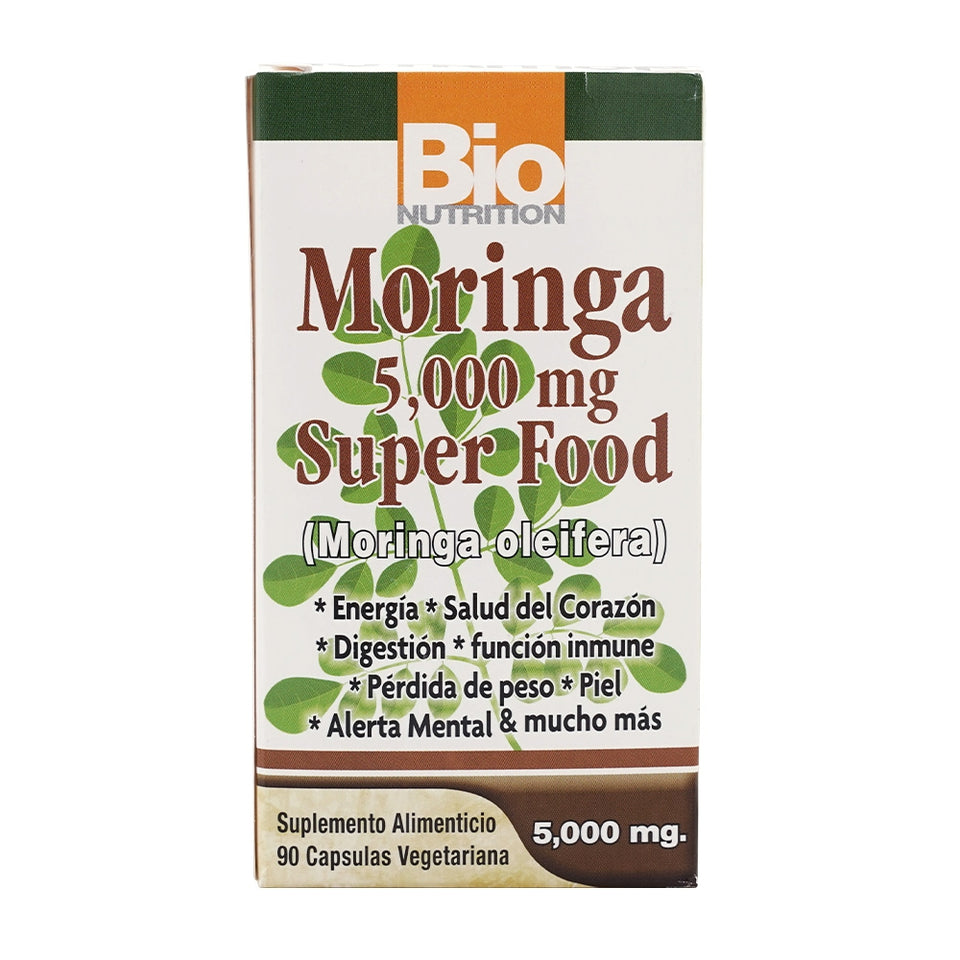 バイオニュートリション_モリンガ 5000mg スーパーフード 90ベジカプセル