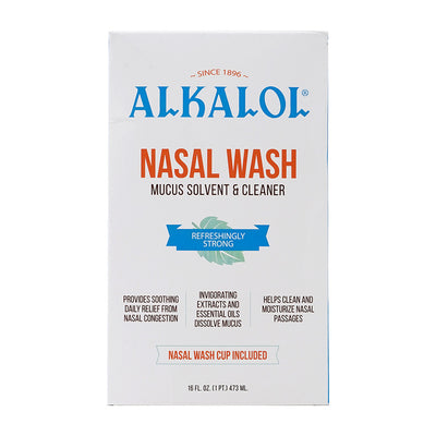 Nasal Wash Mucus Solvent & Cleaner Refreshingly Strong, 16 fl oz