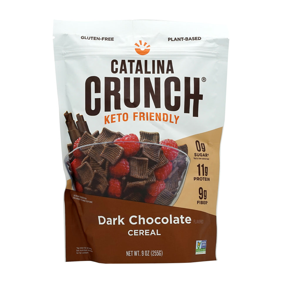 カタリーナクランチ_ケトフレンドリーシリアルダークチョコレート、255g