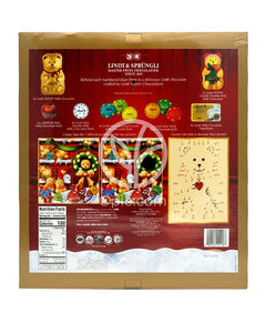 Holiday Assorted Chocolates Teddy Bear Advent Calendar,  4.5 oz