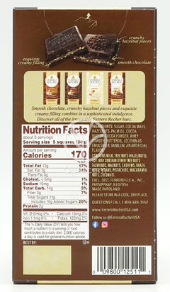フェレロロシェ_55% カカオ ダークヘーゼルナッツチョコレートバー、90g