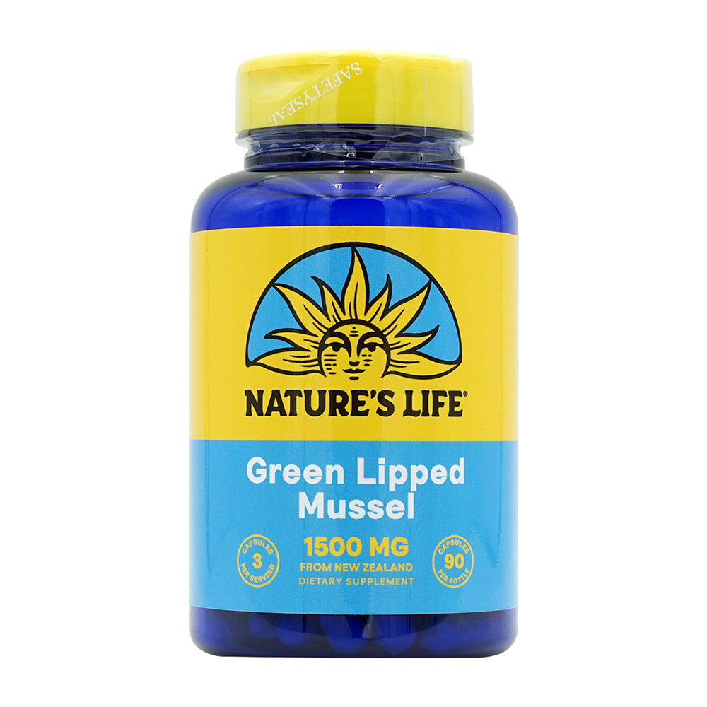 네이처스라이프_초록입홍합 1500mg, 90 베지캡슐