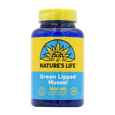 ネイチャーズライフ_緑イ貝 1500mg、90ベジカプセル