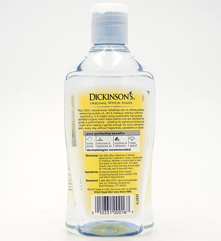 Original Witch Hazel, Pore Perfecting Toner  16 fl oz — 후면