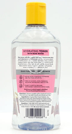 티엔디킨슨_오리지널 위치 하젤 하이드레이팅 토너 위드 로즈 워터 알코올 프리, 473ml