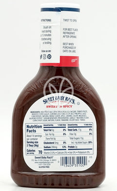 Sweet n Spice Barbecue Sauce,  18 oz