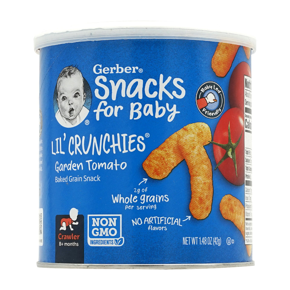 ベビーリトルクランチー ガーデントマト味 スナック 幼児向け 1.48oz
