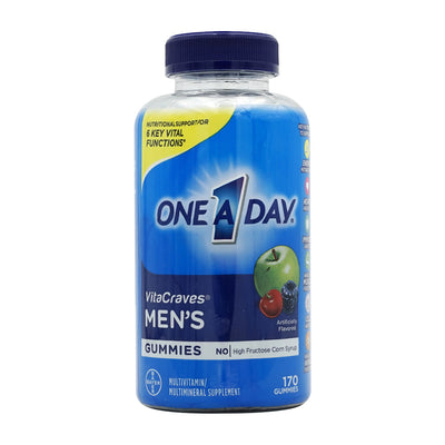 VitaCraves Mens Gummies Multivitamin/Multimineral,  170 Gummies