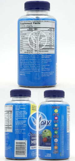 VitaCraves Mens Gummies Multivitamin/Multimineral,  170 Gummies