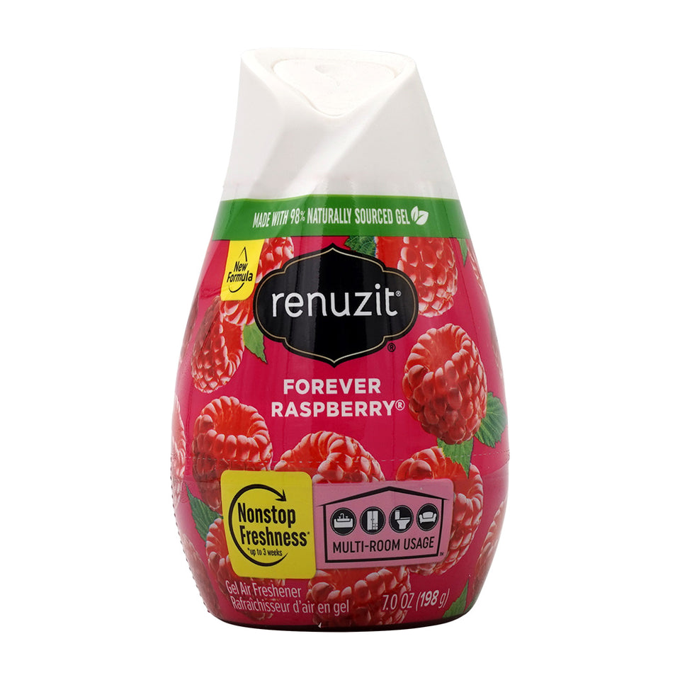 ゲルエアフレッシュナーコーン フォーエバーラズベリー 7 oz