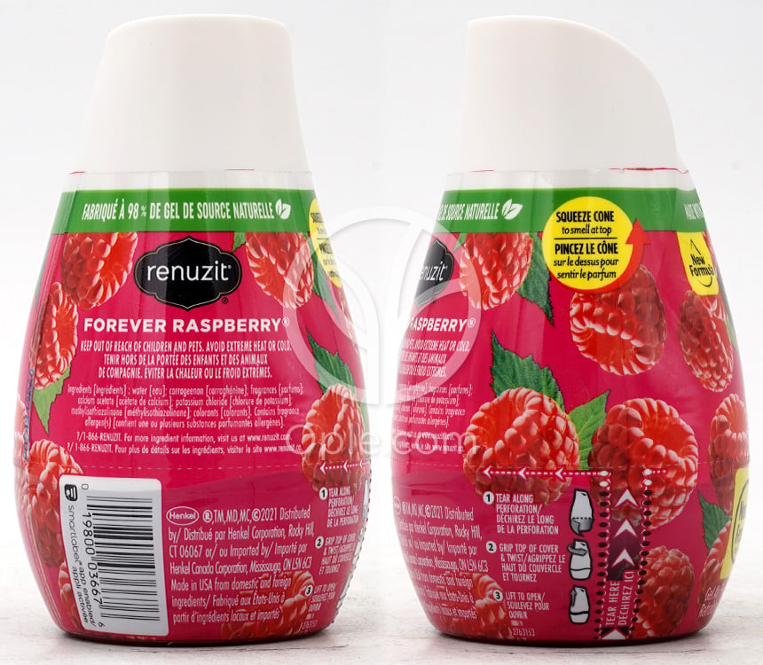 Gel Air Freshener Cone Forever Raspberry,  7 oz — 후면