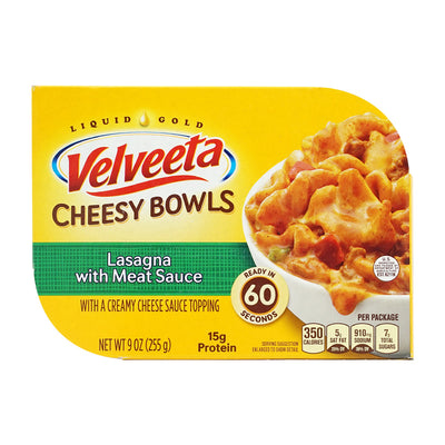 Velveeta Cheesy Bowls ラザニア ミートソース、9オンス