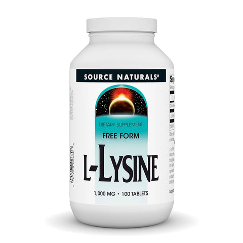 소스내추럴스_L-라이신 1000mg, 100타블렛