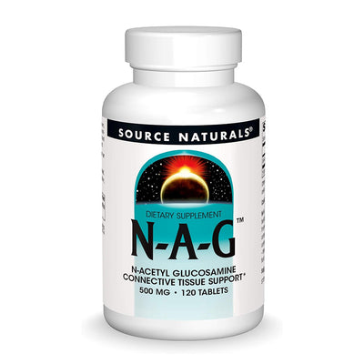 ソースナチュラルズ_N-A-G (N-アセチルグルコサミン) 500mg、120錠