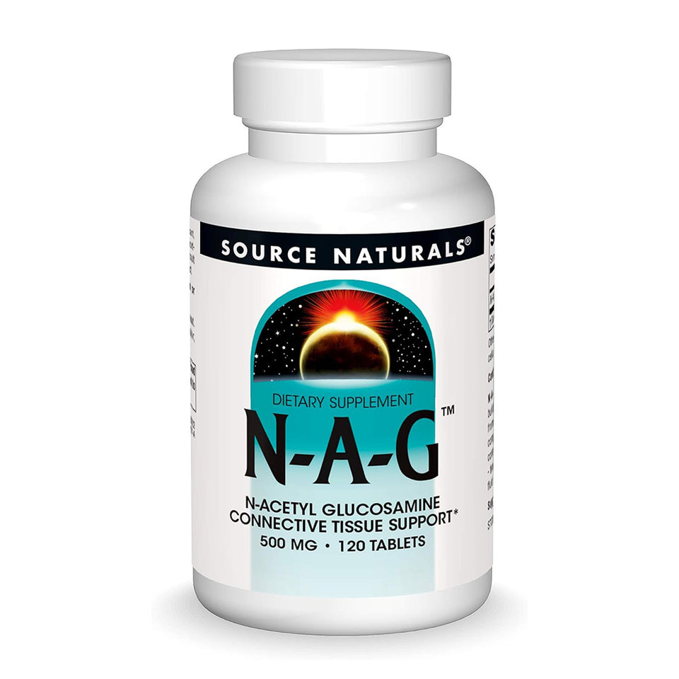 ソースナチュラルズ_N-A-G (N-アセチルグルコサミン) 500mg、120錠