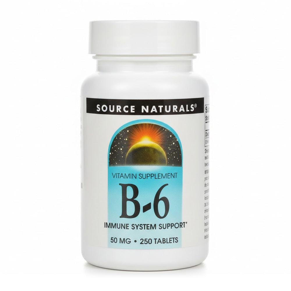 ソースナチュラルズ_ビタミンB-6 50mg、250錠