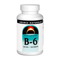 소스내추럴스_B-6 500mg, 100타블렛