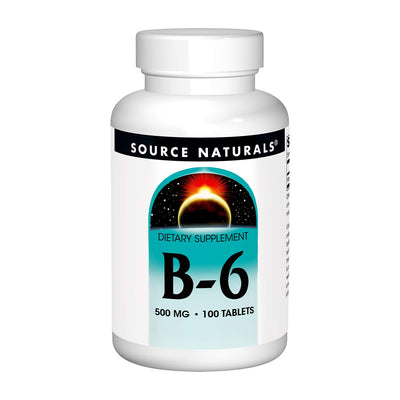 소스내추럴스_B-6 500mg, 100타블렛
