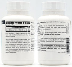 소스내추럴스_B-6 500mg, 100타블렛