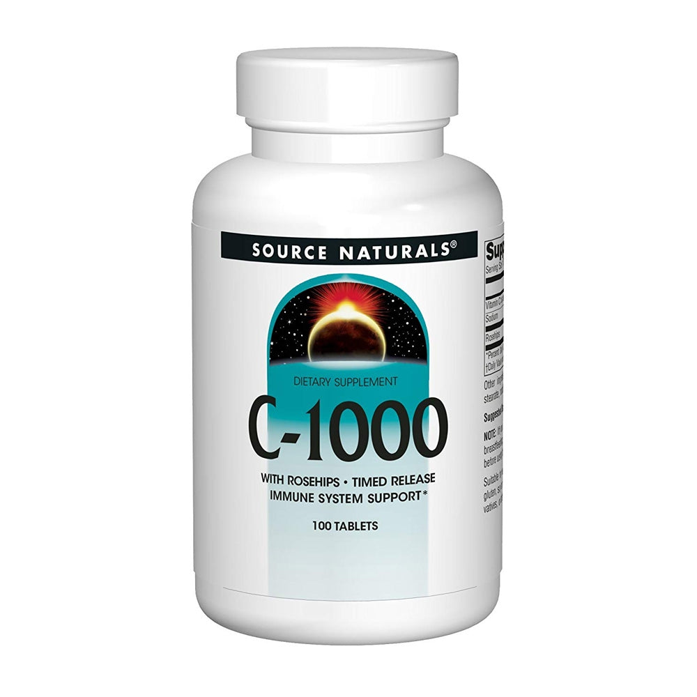 소스내추럴스_비타민 C-1000 1000mg, 100타블렛
