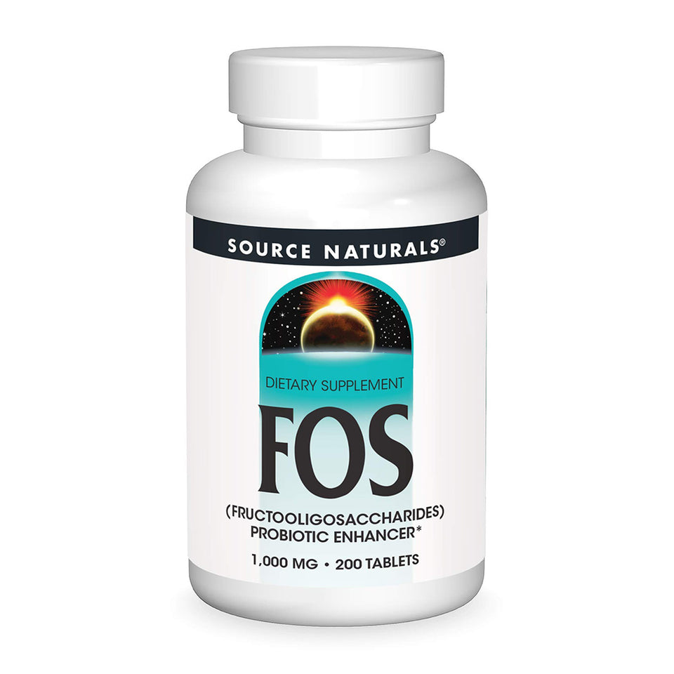 ソースナチュラルズ_FOS（フラクトオリゴ糖）1000mg、200タブレット