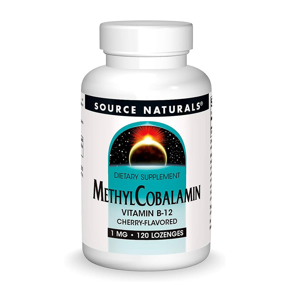 Source Naturals メチルコバラミン ビタミンB-12 チェリー味 1mg 120トローチ
